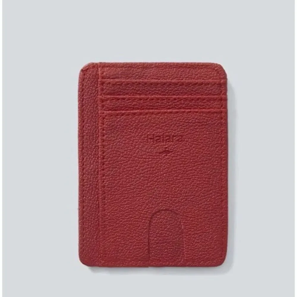 New Halara Card Id Holder Wallet In Red Color